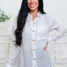 Come Rest On Us Button Down Top - By Alexa Rae