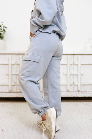 Comfort All Around Pants - Light Baby Blue - By Alexa Rae