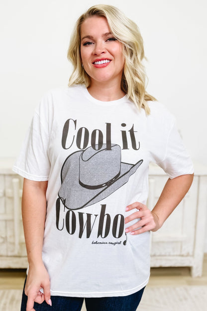 Cool It Cowboy Graphic Tee - By Alexa Rae