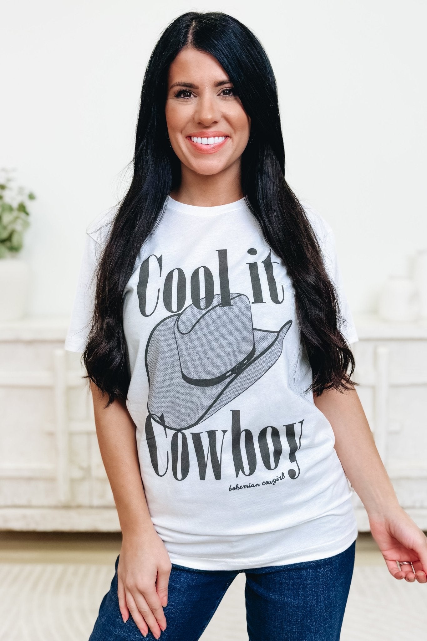 Cool It Cowboy Graphic Tee - By Alexa Rae