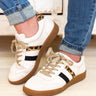 Corky's Heads Up Sneaker - White Leopard Combo - By Alexa Rae