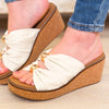 Corky's Miss Understood Wedges - Ivory