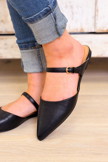 Corky's Wanna Grab Drinks Flats - Black - By Alexa Rae