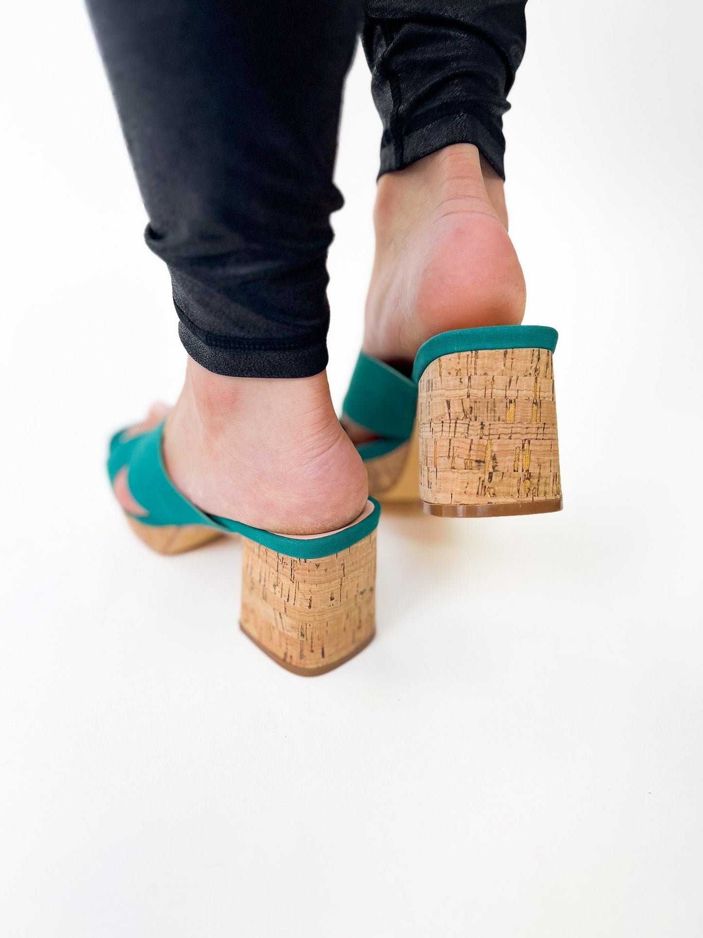 Ccocci Chandra Platform Heel - Emerald Green