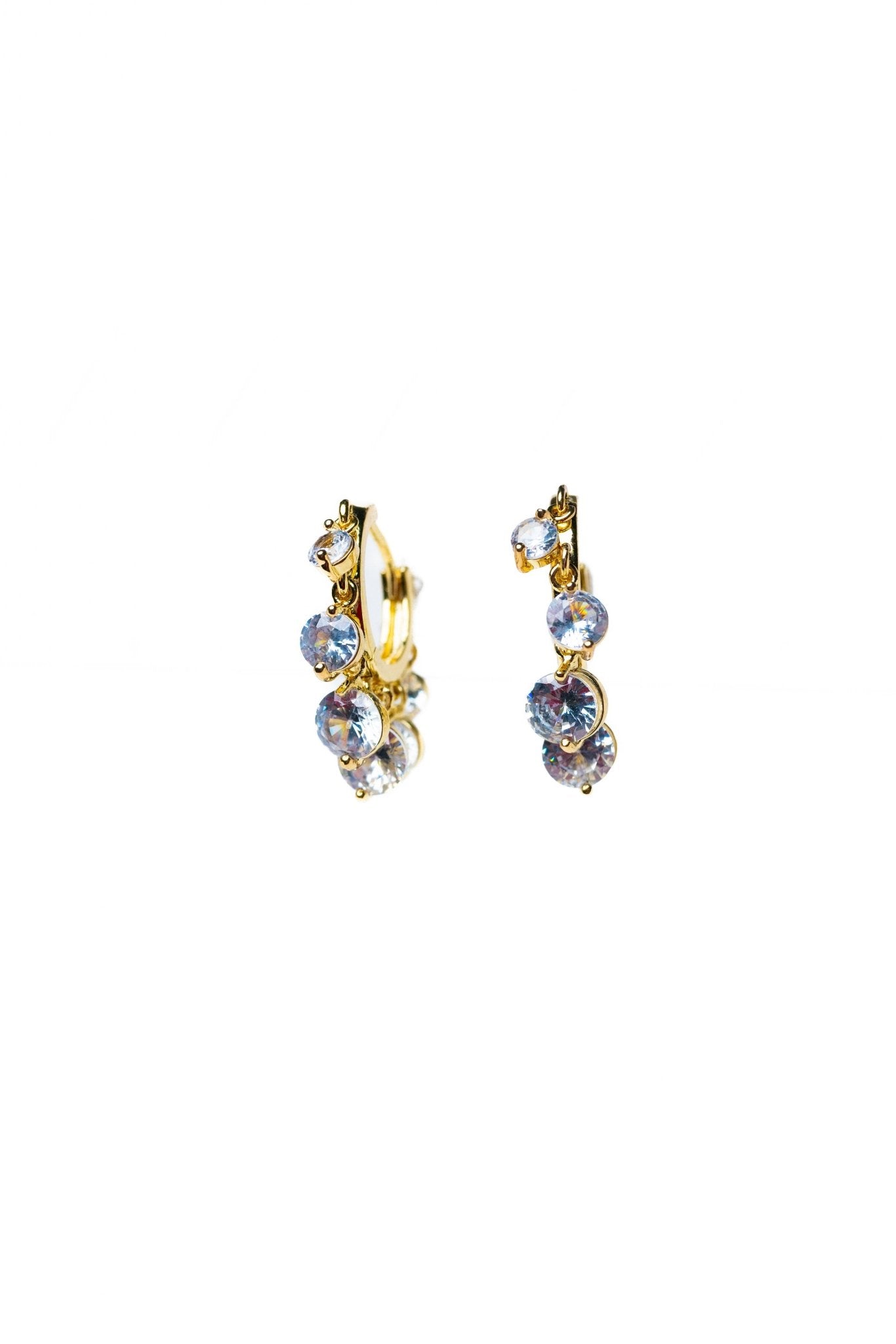 Crystal Cascade Earrings - By Alexa Rae