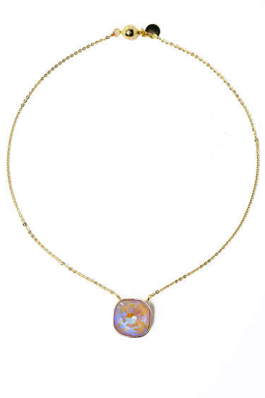 Crystal Glow Square Necklace - Fairytale - By Alexa Rae