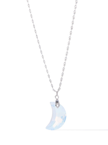 Crystal Night Necklace - Snow Glow - By Alexa Rae