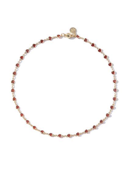 Cupids Kiss Necklace - Ruby - By Alexa Rae