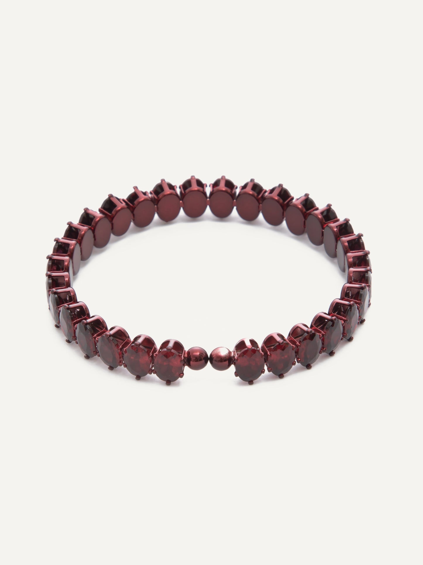 Ice Age Bracelet - Metallic Merlot