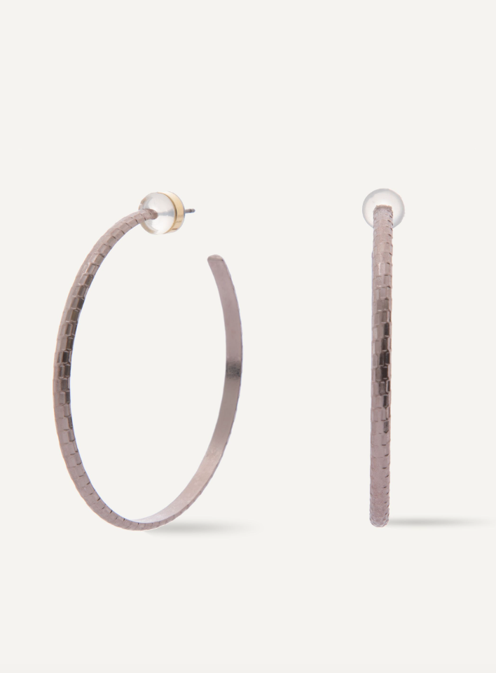 Happy Earrings - Liquid Metallic Moonshadow