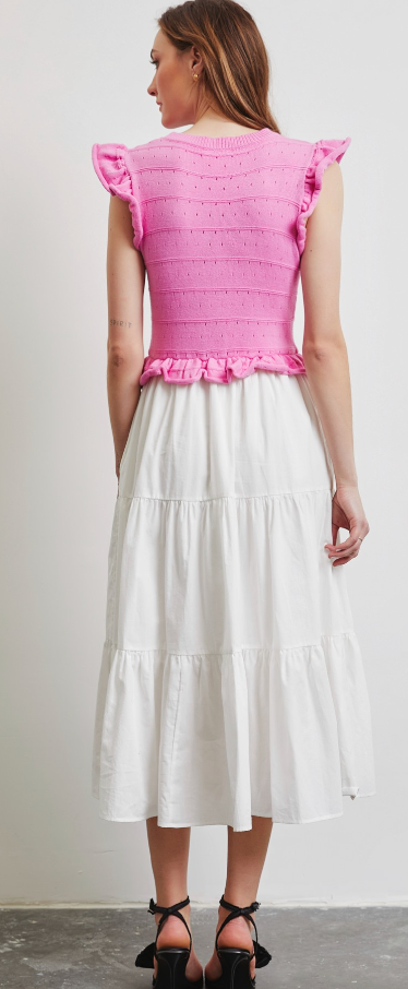 The Perfect Mix Dress - 2 Colors!
