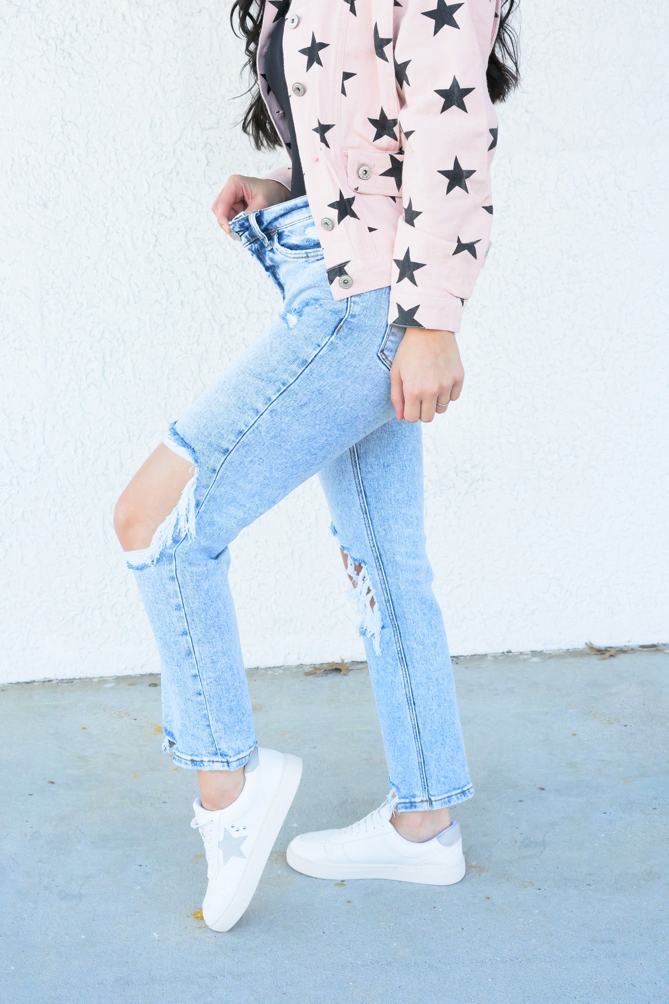 You Are Holy By Lovervet - High Rise Crop Straight Jeans