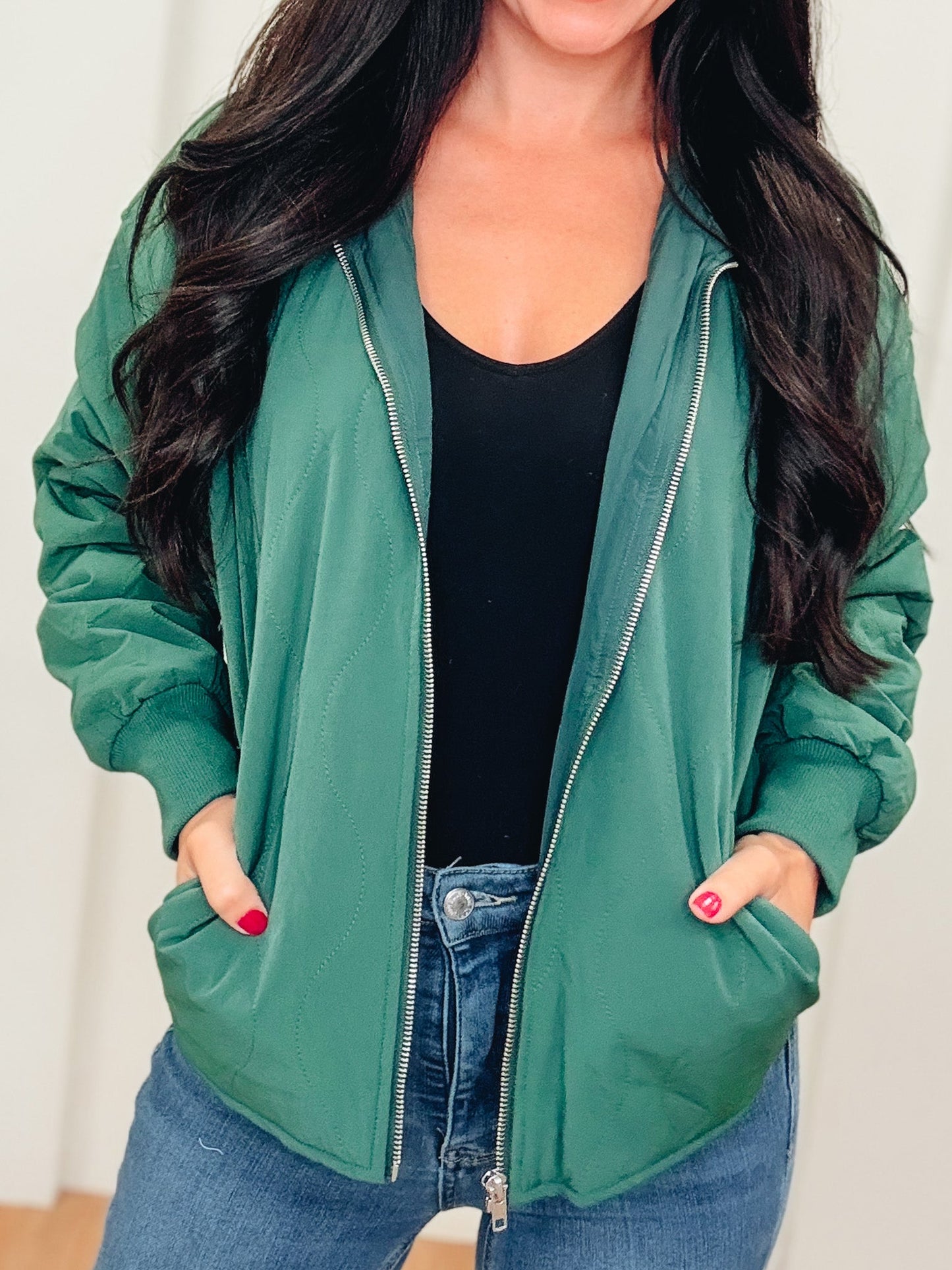 Let's Get Going Quilted Jacket