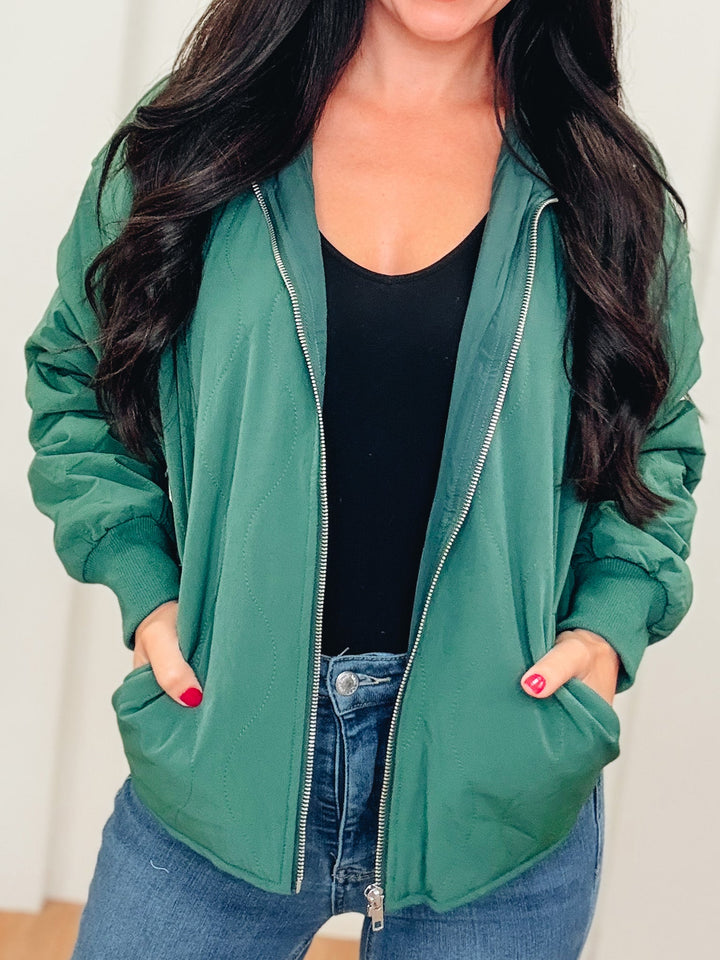 Let's Get Going Quilted Jacket