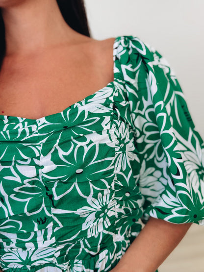 Wild Bloom Maxi Dress