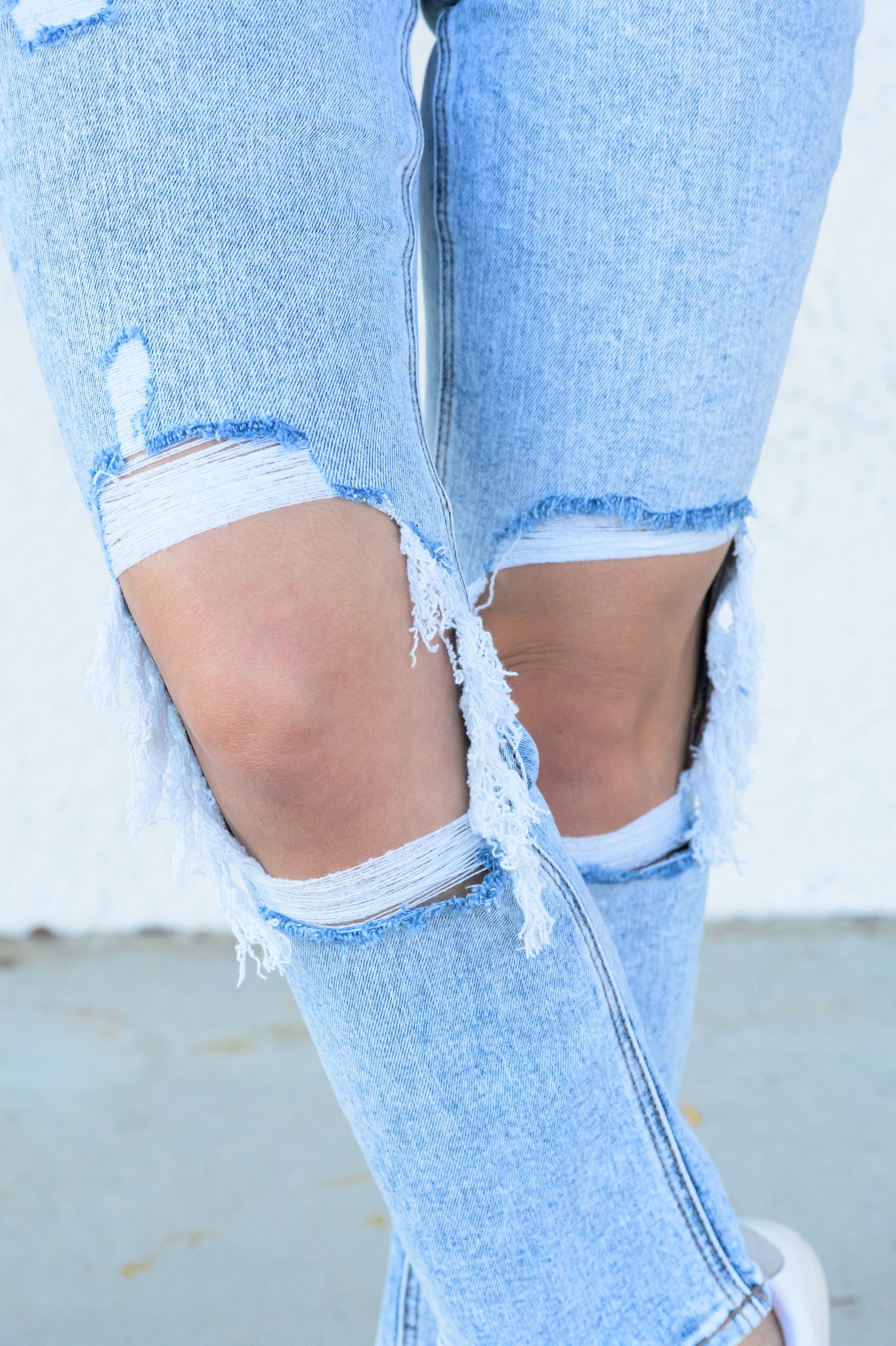 You Are Holy By Lovervet - High Rise Crop Straight Jeans