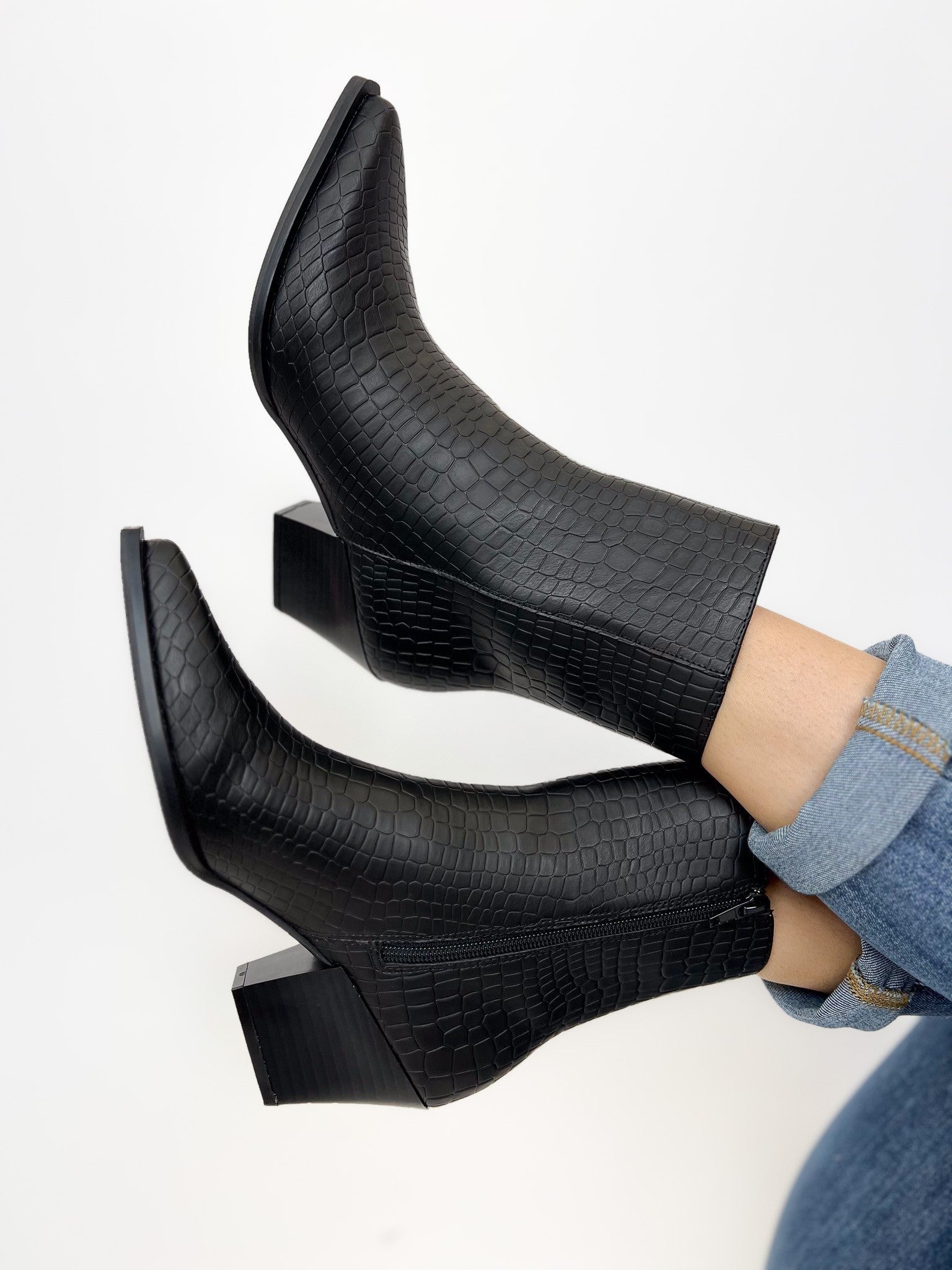 Oasis Society The Miley Booties - Black
