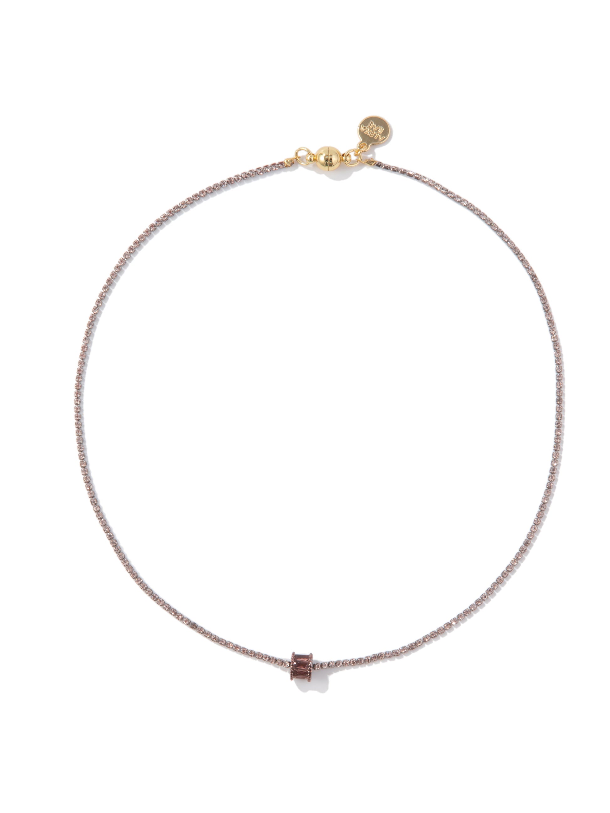 Bohemian Royale Necklace - Metallic Truffle