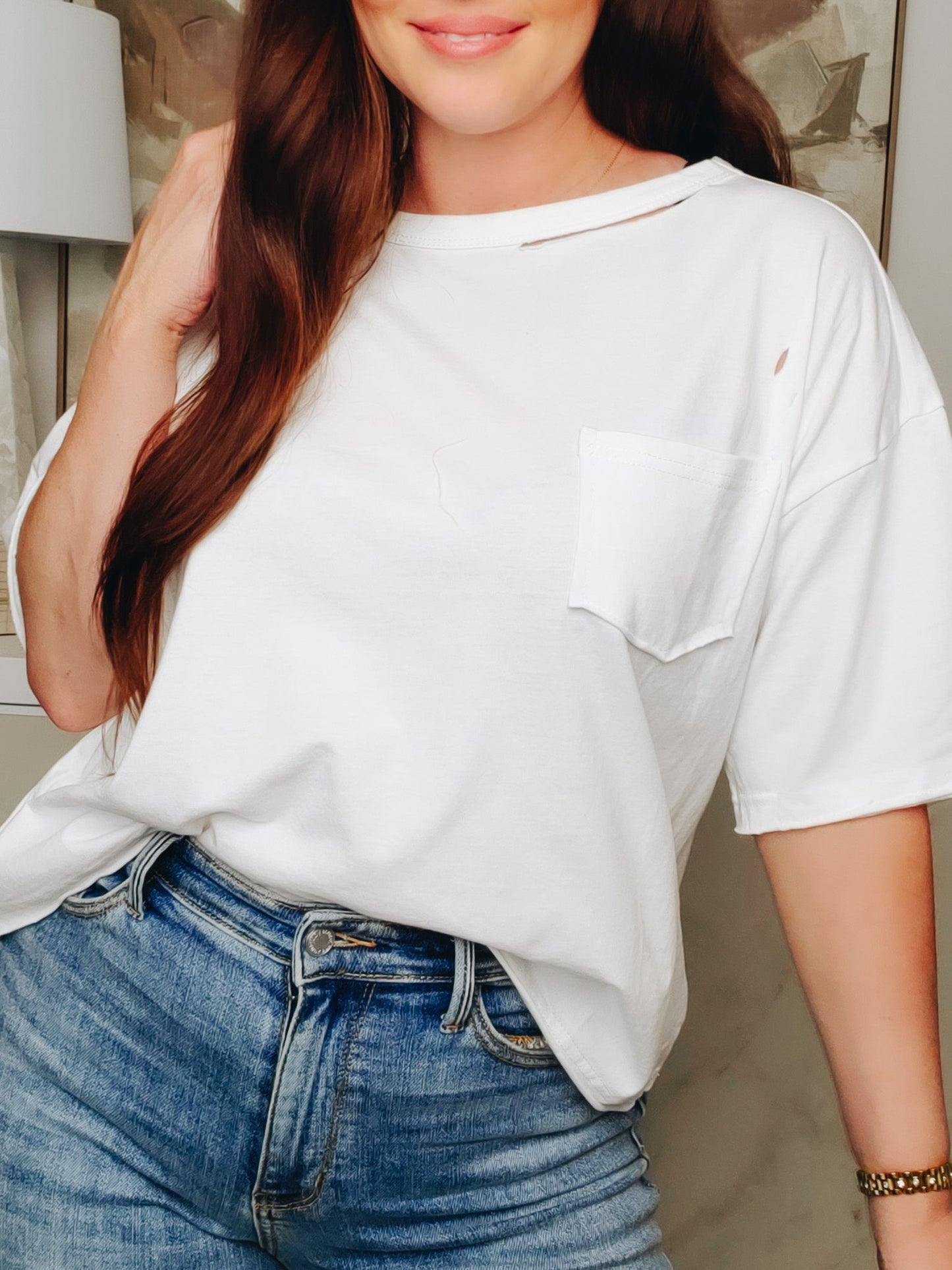 Against All Odds Top - White