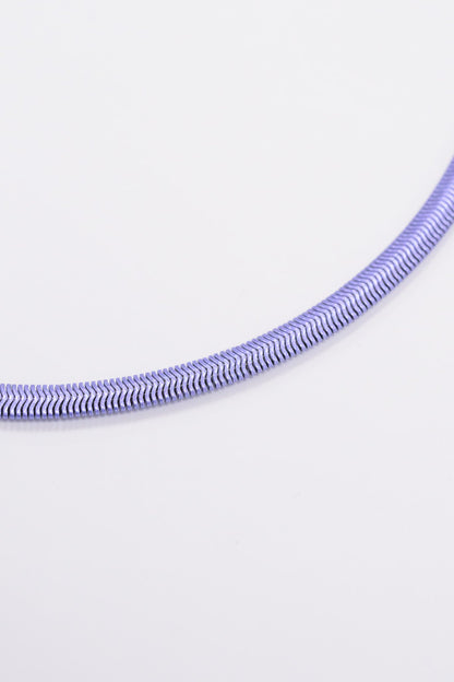 Sharon Necklace - Metallic Indigo