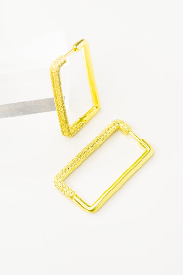 Hope Earrings - Metallic Lime Punch