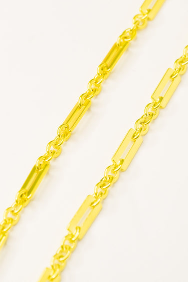Josie Necklace - Metallic Lime Punch