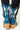 Sunny Butterfly Cutout Cowboy Boots - Blue