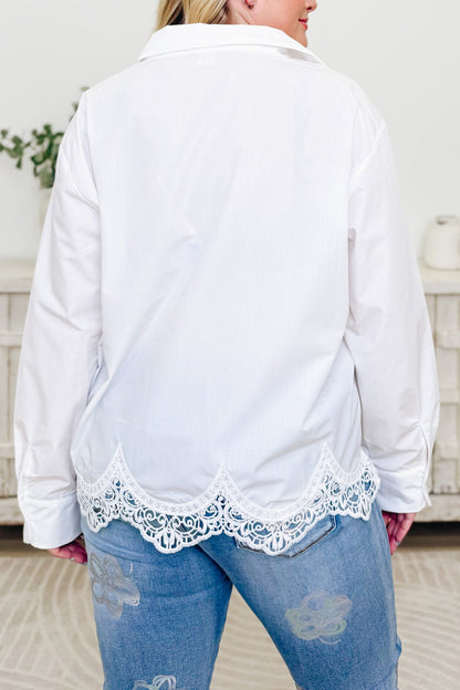 Cut Out For Greatness Button Down Top