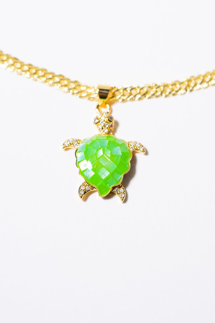 Turtle Bay Necklace - Metallic Moonlight