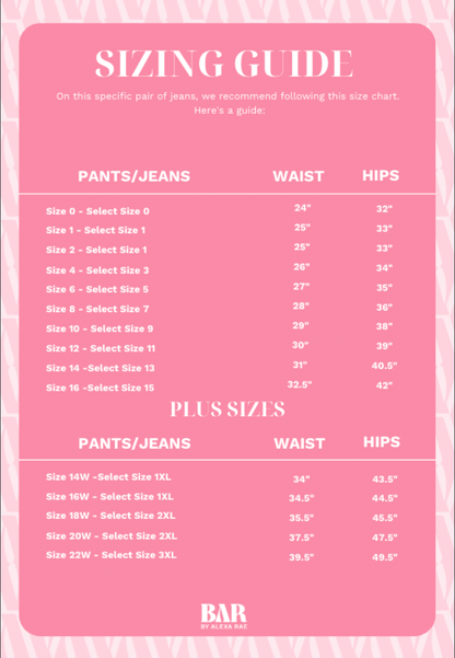 The Icon By Risen - High Rise Tummy Control Wide Leg Jeans - Coral Peach