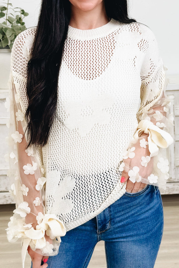 Summer Wishes Open Knit Top