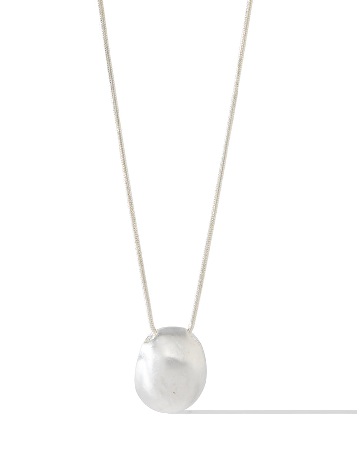 Take On Me Necklace - Liquid Metallic Pearl White