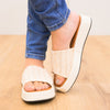 Ccocci Tove Chunky Platform Sandal - Natural Raffia
