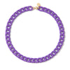 Shakira Necklace - Matte Electric Purple