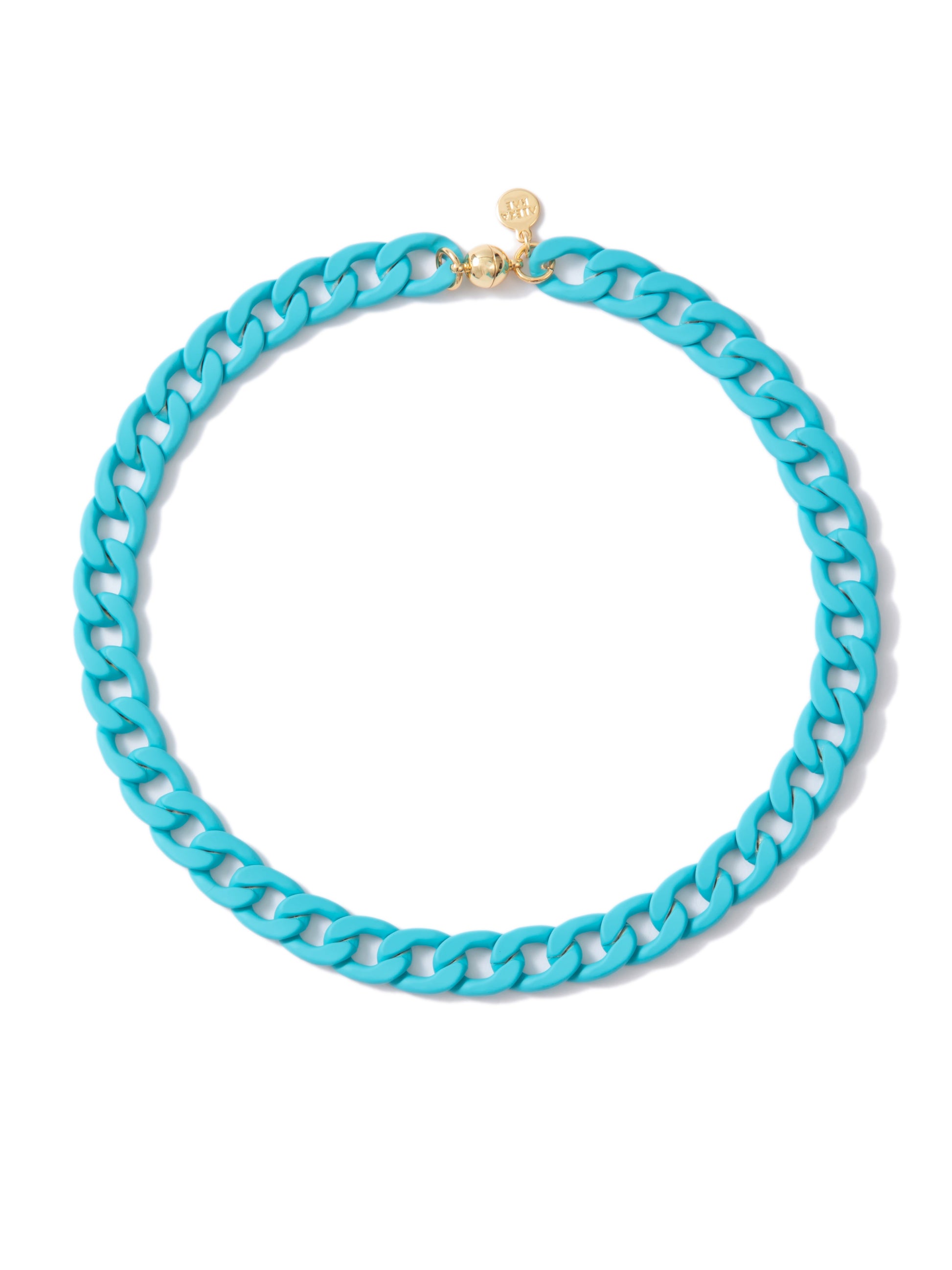 Shakira Necklace - Matte Aquamarine