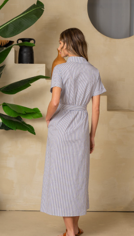 Vivid Stripes Dress