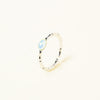 Demi Ring Oval - Silver Opal