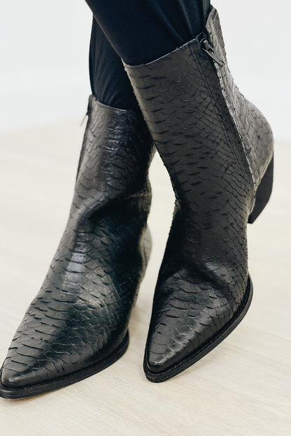 Caty Anklet Booties - Black
