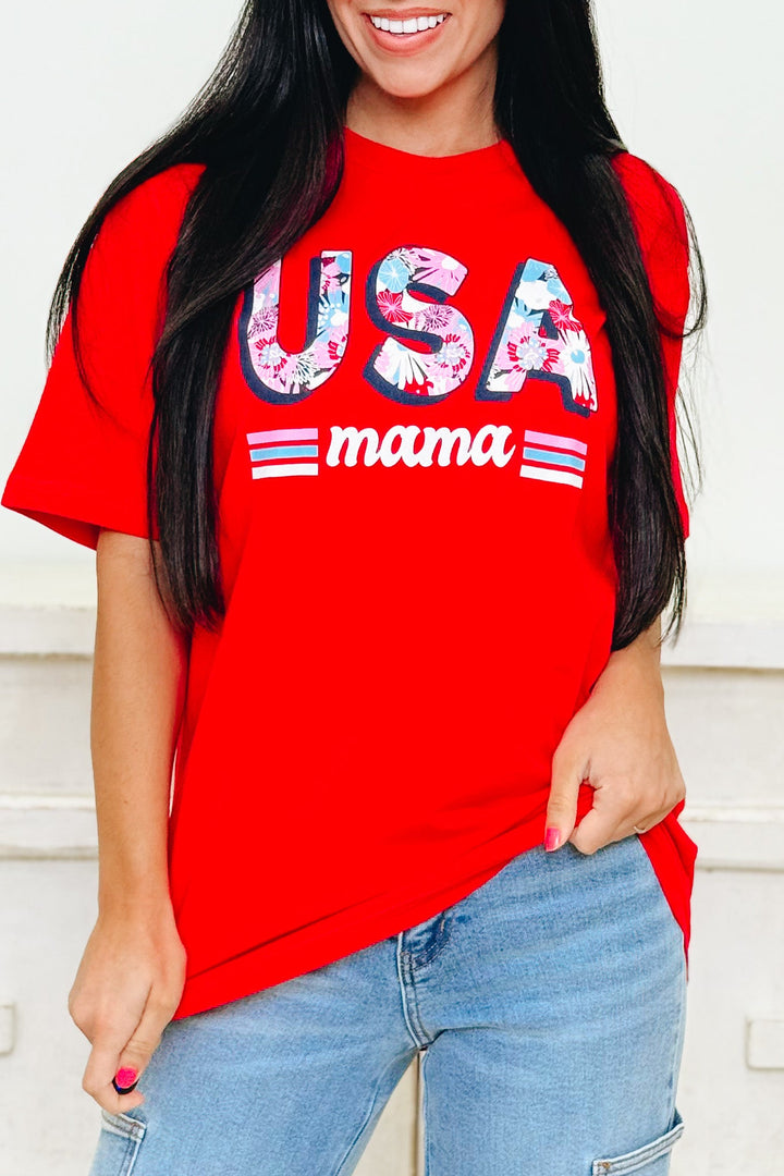 USA Mama Graphic Tee