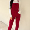 Judy Blue Work It Overalls - Maroon