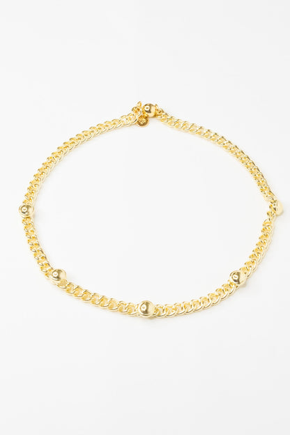 Paraiso Beach Necklace - Metallic Vanilla