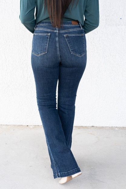 Coast To Coast By Judy Blue - High Rise Side Seam Flair Jeans