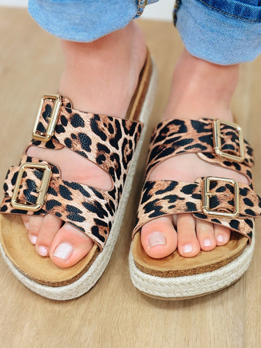 The Marfa Platform Sandal - Leopard