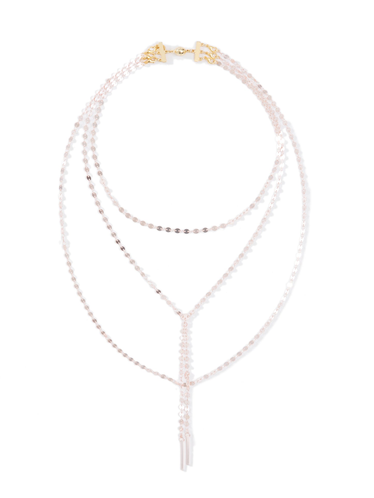 Cameron Necklace - Metallic Coconut