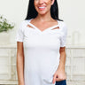 Date Night Cut - Out Top - 3 Colors! - By Alexa Rae