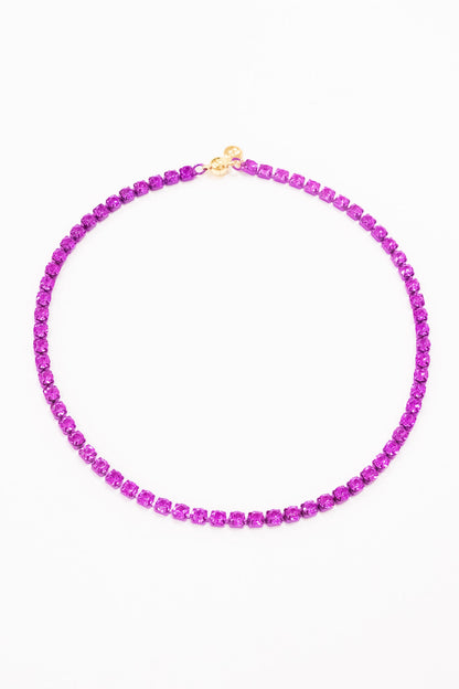 Ava Necklace Medium - Liquid Metallic Magenta Muse