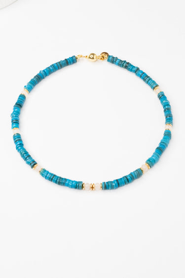 Turks And Caicos Necklace - Mykonos Blue
