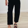 The Downtown By Risen - Relaxed Barrel Cuffed Jeans - Black