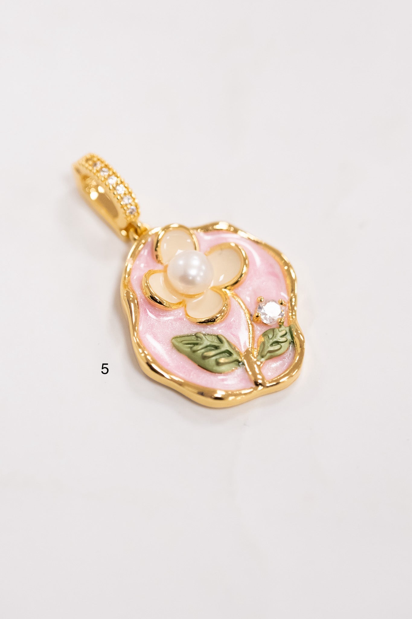 Garden Bloom Charm - Gold