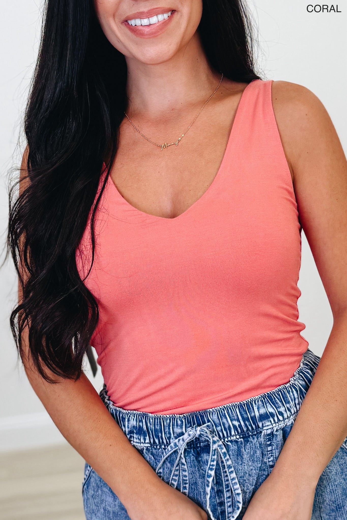 Soft & Stretchy V Neck Tank Top - 7 Colors!